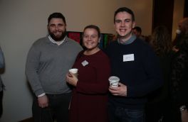 Shane Brennan with Sarah Keane and Paddy Leahy